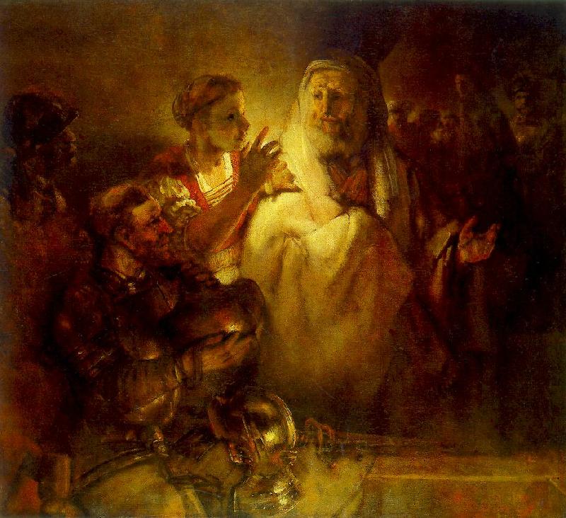 REMBRANDT Harmenszoon van Rijn Peter Denouncing Christ